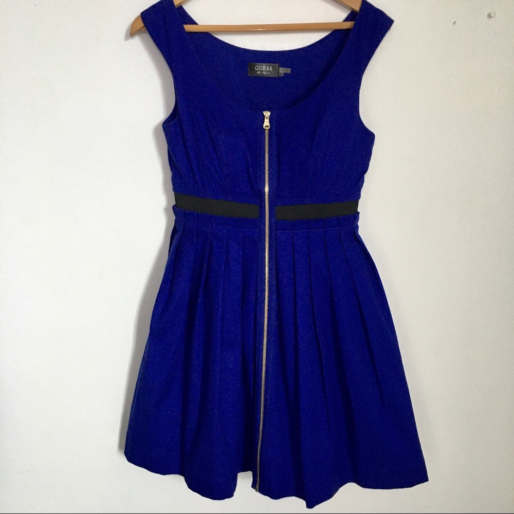 Guess Blueberry and Black Dress